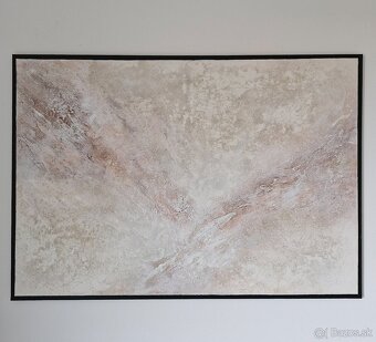 Abstraktný obraz štrukturovaný 100x70 cm D - 2