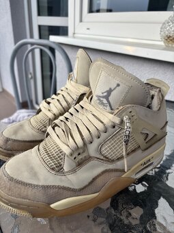 Air Jordan 4 Off-White – 1:1 replika, nosené - 2