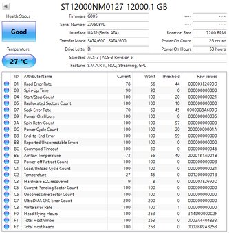 3,5" HDD Seagate / HGST / WD 12TB - 2