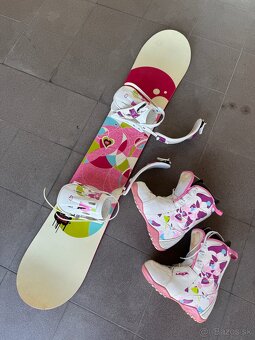 Snowboard + topánky - 2