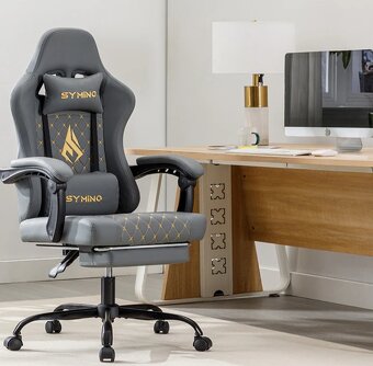 Herná a pracovná stolička s podnožkou - 2