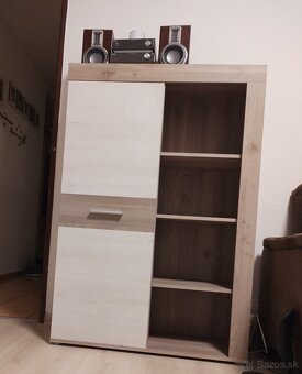 Obývacia stena biela dub truflovy - 2