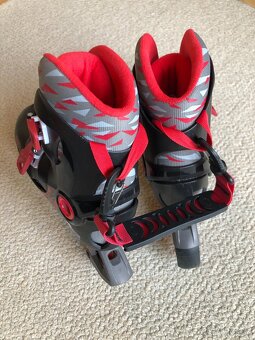 Detské kolieskové korčule Oxelo, nastaviteľná veľkosť 34-36 - 2