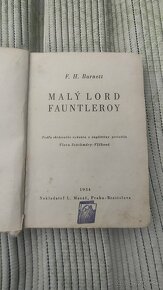 90-ročná kniha Malý Lord Fauntleroy - 2