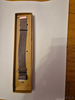 Remienok na Samsung 20mm kovový ružový - 2