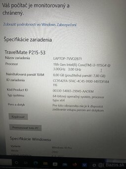 ACER TravelMate P215-53 - 2