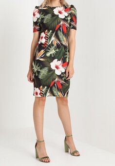 Dorothy Perkins nádherné vzorované puzdrové šaty - 2