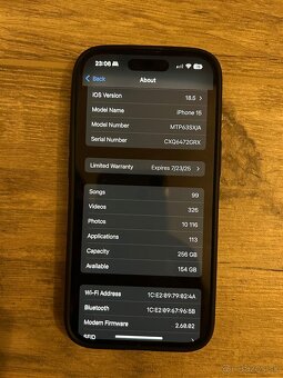 iPhone 15 258 GB - 2