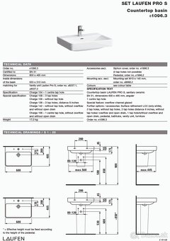 Umývadlo LAUFEN PRO-S 60 cm - 2