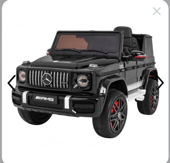 Detske el. autíčko MERCEDES G63, čierne - 2