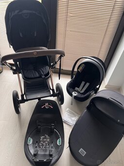 Cybex Priam 4.0 rose gold + Isofix základňa - 2