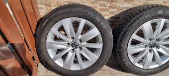 Predam orginal VW elektrony 5x112 r16 et45 J7 / 205/55 r16 - 2