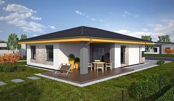 Novostavba, 4-izb. RD obec Dojč, UP 106,7 m2, pozemok 644 m2 - 2