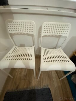 biele stoličky ADDE (IKEA) - 2