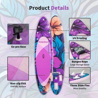 Paddleboard , super doska k vode aj k moru - 2