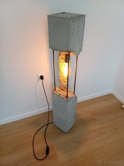 Betónová lampa - 2