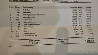 MINI cooper countryman 1,6 benzín 90 KW ALL 4 r.v.2014 - 2