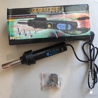 Predám novú 700W teplovzdušnú spájkovaciu pištoľ 8032D - 2