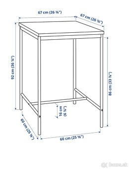 Jedálenský stôl IKEA SANDSBERG - 2