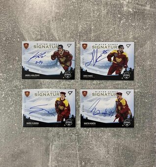 Hokejové kartičky podpísané TIPOS EXTRALIGA + repre - 2