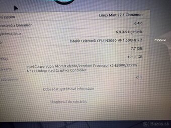 Notebook Dell Celeron N3060 / 8GB RAM / 128GB SSD / HD - 2