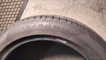 Predám Pirelli Powergy 215/50 R18 92W - 2
