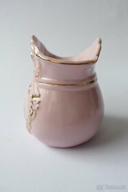 Ružový porcelán - dóza - 2