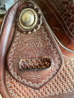 Westernové sedlo Denver Saddle Shop (originál USA - 2