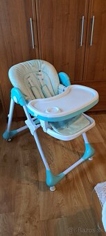Jedálenská stolička NEW BABY- ekokoža a vložka - 2