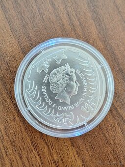 Investičná strieborná 1 Oz minca Český lev 2021 - 2