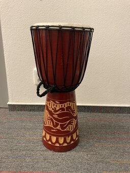 Djembe bubon zdobený výška 50cm - 2