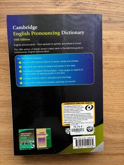 Predám knihu Cambridge English Pronouncin Dictionary - 2