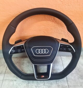 AUDI VOLANT - SPORTOVY S LOGOM S + AIRBAG + PADLA - 2