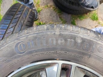 Predám disky Gepard 15" s pneu Continental - 2