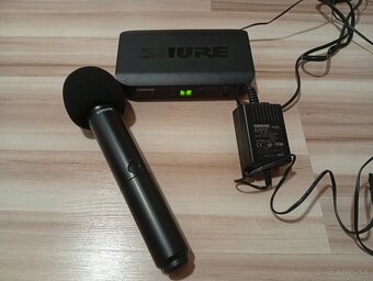 Bezdrôtový mikrofón Shure BLX4. + PG58 - 2