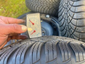 Plechove disky 5x100 r15 skoda +zimne pneu - 2