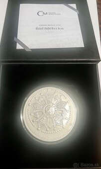 medaila Radu Bieleho leva, 10oz striebra, 200ks - 2