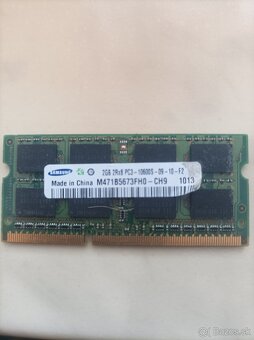 Predám 2x pamete ram ddr3 do notebooka - 2
