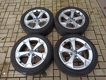kolesa 5x112 R17 original Audi, pasuju na Škoda, VW, Seat - 2