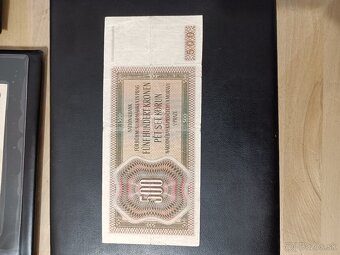 Bankovka 500korun A ČaM - 2