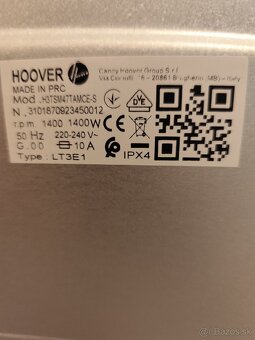 práčka Hoover v ZÁRUKE - 2