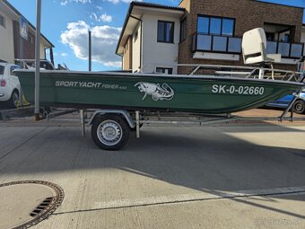 Motorový čln Sportyacht fisher 430, rybolov, rekreácia - 2