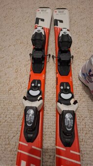 Predám set detské diev. lyže Rossignol 108cm+ lyžiarky R - 2