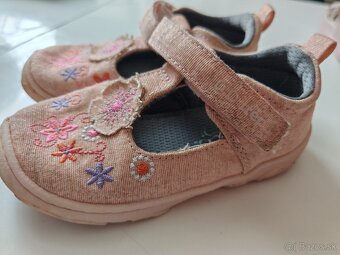 Detské plátené barefoot sandale - 2