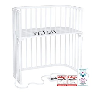 Detská postielka k posteli BOXSPRING biela + príslušenstvo - 2