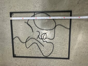 Predám kovovy dekorativny obraz - 2