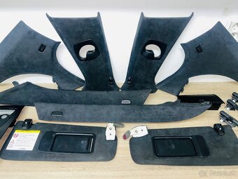 BMW M5 F10 alcantara interiér - 2