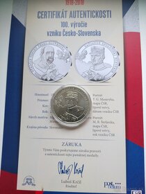 minca k 100. výročiu vzniku 1 ČSR - 2