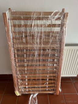 Detská postieľka 60x120,čerešňa odtieň - 2