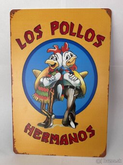 Plechová ceduľka do garáže - Los Pollos Hermanos - 2